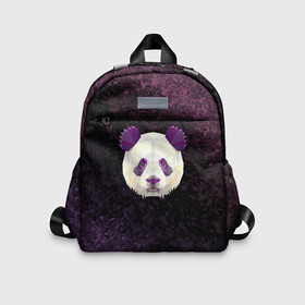 Детский рюкзак 3D с принтом Панда в Новосибирске, 100% полиэстер | лямки с регулируемой длиной, сверху петелька, чтобы рюкзак можно было повесить на вешалку. Основное отделение закрывается на молнию, как и внешний карман. Внутри дополнительный карман. По бокам два дополнительных кармашка | Тематика изображения на принте: animal | cute panda | mood | pandas | животное | милая пандочка | настроение | панда | панды
