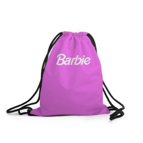 Рюкзак-мешок 3D с принтом Barbie в Новосибирске, 100% полиэстер | плотность ткани — 200 г/м2, размер — 35 х 45 см; лямки — толстые шнурки, застежка на шнуровке, без карманов и подкладки | barbie | барби | кукла | кукла барби