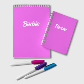 Блокнот с принтом Barbie в Новосибирске, 100% бумага | 48 листов, плотность листов — 60 г/м2, плотность картонной обложки — 250 г/м2. Листы скреплены удобной пружинной спиралью. Цвет линий — светло-серый
 | barbie | барби | кукла | кукла барби