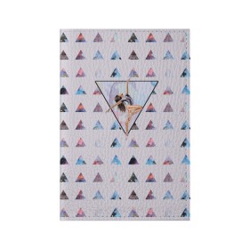 Обложка для паспорта матовая кожа с принтом gymnastics в Новосибирске, натуральная матовая кожа | размер 19,3 х 13,7 см; прозрачные пластиковые крепления | gymnastics | гимнастика | художественная гимнастика