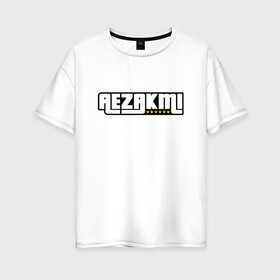 Женская футболка хлопок Oversize с принтом GTA aezakmi в Новосибирске, 100% хлопок | свободный крой, круглый ворот, спущенный рукав, длина до линии бедер
 | aezakmi | cheat | code | gta | no police | san andreas | аезакми | гта | код | сан андреас | чит | чит код | читкод