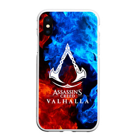 Чехол для iPhone XS Max матовый с принтом ASSASSIN`S CREED VALHALLA в Новосибирске, Силикон | Область печати: задняя сторона чехла, без боковых панелей | slayer | valhalla | vikings | асасин | ассасин крид | ассассин | вальхалла | викинги | тамплиеры