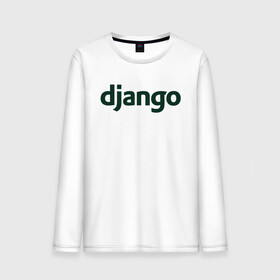 Мужской лонгслив хлопок с принтом Django в Новосибирске, 100% хлопок |  | django | джанго