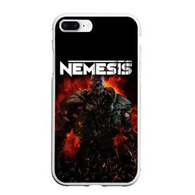 Чехол для iPhone 7Plus/8 Plus матовый с принтом Nemesis в Новосибирске, Силикон | Область печати: задняя сторона чехла, без боковых панелей | jill valentine | nemesis | racoon city | resident evil | resident evil 3 | обитель зла | ракун сити