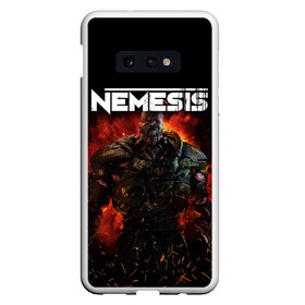 Чехол для Samsung S10E с принтом Nemesis в Новосибирске, Силикон | Область печати: задняя сторона чехла, без боковых панелей | jill valentine | nemesis | racoon city | resident evil | resident evil 3 | обитель зла | ракун сити