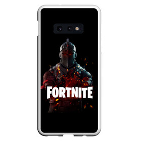 Чехол для Samsung S10E с принтом Fortnite Black Knight в Новосибирске, Силикон | Область печати: задняя сторона чехла, без боковых панелей | Тематика изображения на принте: black knight | fortnite | фортнайт | чёрный рыцарь.