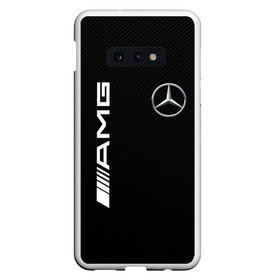 Чехол для Samsung S10E с принтом MERCEDES-BENZ AMG CARBON в Новосибирске, Силикон | Область печати: задняя сторона чехла, без боковых панелей | amg | auto | brabus | carbon | mercedes | sport | авто | автомобиль | автомобильные | амг | брабус | бренд | карбон | марка | машины | мерседес | спорт