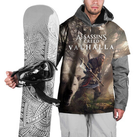 Накидка на куртку 3D с принтом Assassin’s Creed Valhalla в Новосибирске, 100% полиэстер |  | action | creed | eivor | rpg | ubisoft | valhalla | viking | vikings | англия | ассасин | ассасина | вальгалла | викинг | викинги | кредо | эйвор