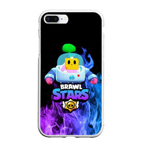 Чехол для iPhone 7Plus/8 Plus матовый с принтом Brawl Stars SPROUT в Новосибирске, Силикон | Область печати: задняя сторона чехла, без боковых панелей | 8 bit | 8 бит | bibi | brawl | brawl stars | crow | leon | spike | sprout | stars | бравл | бравл старс | браво старс | игра | компьютерная | кров | леон | онлайн | старс