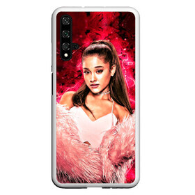 Чехол для Honor 20 с принтом Ariana в Новосибирске, Силикон | Область печати: задняя сторона чехла, без боковых панелей | Тематика изображения на принте: ariana grande | music | singer | альбом | ариана гранде | арт | девушки | звезда | знаменитость | любимые | музыка | певцы | персонаж | портрет | сша