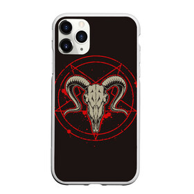 Чехол для iPhone 11 Pro матовый с принтом Культ в Новосибирске, Силикон |  | demon | devil | fashion | goat | hell | horror | monster | satan | skull | style | ад | демон | дьявол | козёл | мода | монстр | сатана | стиль | ужас | череп