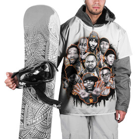 Накидка на куртку 3D с принтом Wu-Tang Clan. в Новосибирске, 100% полиэстер |  | genius gza | method man | razor rza | wu tang | wu tang clan | ву танг клан | гангста рэп | гангстеры | девяти человек | музыка | хип хоп