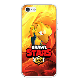 Чехол для iPhone 5/5S матовый с принтом BRAWL STARS CROW в Новосибирске, Силикон | Область печати: задняя сторона чехла, без боковых панелей | bibi | brawl stars | coach mike | crow | leon | leon shark | max | mecha crow | mr.p | phoenix | sally leon | spike | sprout | unicorn | virus 8 bit | werewolf | ворон | оборотень | пингвин