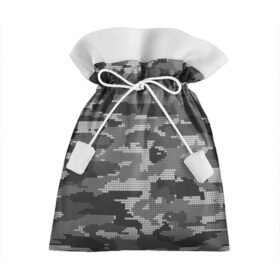 Подарочный 3D мешок с принтом ВЯЗАНЫЙ КАМУФЛЯЖ в Новосибирске, 100% полиэстер | Размер: 29*39 см | Тематика изображения на принте: camouflage | армия | военная форма | военный | вооружение | вооруженные силы | вязанный | вязаный | защита | защитный цвет | камуфляж | маскировка | серый | солдат | униформа | форма