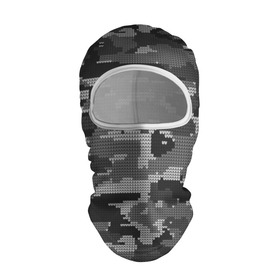 Балаклава 3D с принтом ВЯЗАНЫЙ КАМУФЛЯЖ в Новосибирске, 100% полиэстер, ткань с особыми свойствами — Activecool | плотность 150–180 г/м2; хорошо тянется, но при этом сохраняет форму. Закрывает шею, вокруг отверстия для глаз кайма. Единый размер | camouflage | армия | военная форма | военный | вооружение | вооруженные силы | вязанный | вязаный | защита | защитный цвет | камуфляж | маскировка | серый | солдат | униформа | форма