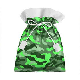 Подарочный 3D мешок с принтом CAMOUFLAGE GREEN в Новосибирске, 100% полиэстер | Размер: 29*39 см | Тематика изображения на принте: camouflage | армия | военная форма | военный | вооружение | вооруженные силы | защита | защитный цвет | зеленый | камуфляж | маскировка | солдат | униформа | форма