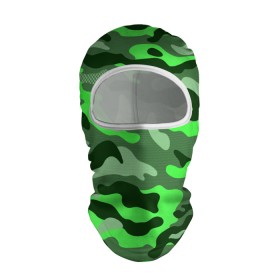 Балаклава 3D с принтом CAMOUFLAGE GREEN в Новосибирске, 100% полиэстер, ткань с особыми свойствами — Activecool | плотность 150–180 г/м2; хорошо тянется, но при этом сохраняет форму. Закрывает шею, вокруг отверстия для глаз кайма. Единый размер | Тематика изображения на принте: camouflage | армия | военная форма | военный | вооружение | вооруженные силы | защита | защитный цвет | зеленый | камуфляж | маскировка | солдат | униформа | форма