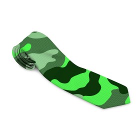 Галстук 3D с принтом CAMOUFLAGE GREEN в Новосибирске, 100% полиэстер | Длина 148 см; Плотность 150-180 г/м2 | Тематика изображения на принте: camouflage | армия | военная форма | военный | вооружение | вооруженные силы | защита | защитный цвет | зеленый | камуфляж | маскировка | солдат | униформа | форма