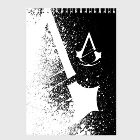 Скетчбук с принтом Assassin’s Creed [03] в Новосибирске, 100% бумага
 | 48 листов, плотность листов — 100 г/м2, плотность картонной обложки — 250 г/м2. Листы скреплены сверху удобной пружинной спиралью | ezio | game | ubisoft | ассасин крид | кредо ассасина | эцио