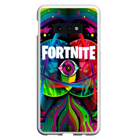 Чехол для Samsung S10E с принтом TRAVIS SCOTT X FORTNITE в Новосибирске, Силикон | Область печати: задняя сторона чехла, без боковых панелей | Тематика изображения на принте: astronomical | astroworld | cactus jack | fortnite | jack boys | la flame | rodeo | travis scott | кактус джек | пламя | трэвис скотт | фортнайт