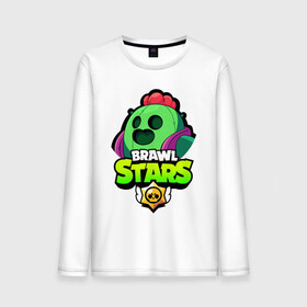 Мужской лонгслив хлопок с принтом BRAWL STARS SPIKE в Новосибирске, 100% хлопок |  | bibi | brawl stars | coach mike | crow | leon | leon shark | max | mecha crow | mr.p | phoenix | sally leon | spike | sprout | unicorn | virus 8 bit | werewolf | ворон | оборотень | пингвин