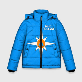 Зимняя куртка для мальчиков 3D с принтом МЧС России в Новосибирске, ткань верха — 100% полиэстер; подклад — 100% полиэстер, утеплитель — 100% полиэстер | длина ниже бедра, удлиненная спинка, воротник стойка и отстегивающийся капюшон. Есть боковые карманы с листочкой на кнопках, утяжки по низу изделия и внутренний карман на молнии. 

Предусмотрены светоотражающий принт на спинке, радужный светоотражающий элемент на пуллере молнии и на резинке для утяжки | 112 | 23 февраля | 27 декабря | firefighter | герб | гкчс | знак | лого | логотип | министерство | мчс | мчс россии | мчсник | по чрезв | пожарная охрана | пожарник | пожарный | пч | россии | рф | символ | ситуации