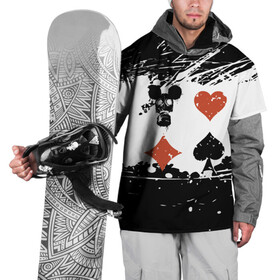Накидка на куртку 3D с принтом Масть в Новосибирске, 100% полиэстер |  | black | covid 19 | pandemic | red | virus | white | белый | вирус | коронавирус | красный | масть | черный | эпидемия
