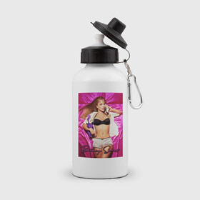 Бутылка спортивная с принтом Britney Spears в Новосибирске, металл | емкость — 500 мл, в комплекте две пластиковые крышки и карабин для крепления | britney | britneyspears | icon | jean | pop | princess | spears | usa | бритни | бритниспирс | джин | поп | работа | спирс | сша
