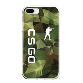 Чехол для iPhone 7Plus/8 Plus матовый с принтом CS GO CAMOUFLAGE в Новосибирске, Силикон | Область печати: задняя сторона чехла, без боковых панелей | astralis | awp | counter strike | cs go | cs go global offensive | cs:go | faze clan | hyper beast | team liquid | астралис | кс го | тим ликвид | фейз клан | хайпер бист