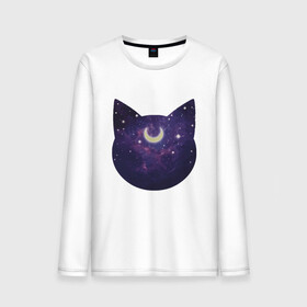 Мужской лонгслив хлопок с принтом Space Cat в Новосибирске, 100% хлопок |  | animal | cat | cute | kitty | meow | space | друг | животные | киска | китти | космонавт | космос | кот | котенок | котик | кошечка | кошка | лев | леопард | милый | мур | мяу | ночь | пантера | питомец | рысь | тигр | улыбка