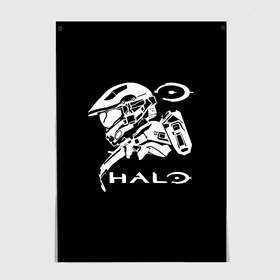 Постер с принтом HALO в Новосибирске, 100% бумага
 | бумага, плотность 150 мг. Матовая, но за счет высокого коэффициента гладкости имеет небольшой блеск и дает на свету блики, но в отличии от глянцевой бумаги не покрыта лаком | combat evolved | halo | halo 2 | игра | ковенант | мастер чиф | стрелялка | хало | хало 2 | шутер | элит арбитр