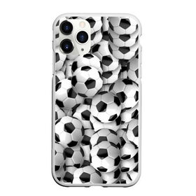 Чехол для iPhone 11 Pro Max матовый с принтом футбольные мячи много в Новосибирске, Силикон |  | 3д | любитель футбола | мячи | мячики | спортсмен | фанат | фигуры | футбол | футболист | футбольный мяч