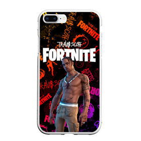 Чехол для iPhone 7Plus/8 Plus матовый с принтом TRAVIS SCOTT+FORTNITE в Новосибирске, Силикон | Область печати: задняя сторона чехла, без боковых панелей | america | astro jack | astroworld | cactus jack | fortnite | fortnite 2 | fortnite х | rap | travis scott | usa | wish you were here | америка | астро джек | зарубежный реп | кактус джек | реп | сша | трэвис скотт | фортнайт | фортнайт 2