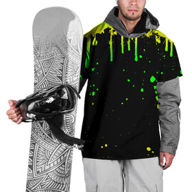 Накидка на куртку 3D с принтом НЕОНОВЫЕ ПОДТЕКИ в Новосибирске, 100% полиэстер |  | Тематика изображения на принте: вода | желтый | зеленый | капли | кляксы | краска | неон | неоновый | подтеки | пятна