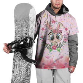 Накидка на куртку 3D с принтом Милый зайка в Новосибирске, 100% полиэстер |  | Тематика изображения на принте: арт | детская | животные | заиц | зай | зайка | зайчонок | заяц | картинка | мылый | праздник | рисунок | цветочки