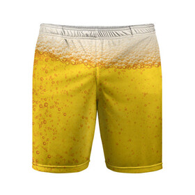 Мужские шорты спортивные с принтом Пиво в Новосибирске,  |  | Тематика изображения на принте: пенное | хмельное