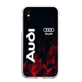 Чехол для iPhone XS Max матовый с принтом AUDI в Новосибирске, Силикон | Область печати: задняя сторона чехла, без боковых панелей | audi | auto | rs | sport | авто | автомобиль | автомобильные | ауди | бренд | марка | машины | спорт