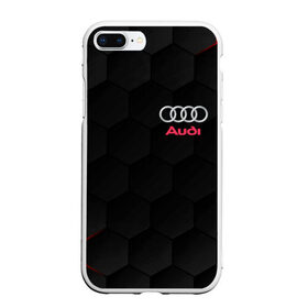 Чехол для iPhone 7Plus/8 Plus матовый с принтом AUDI АУДИ в Новосибирске, Силикон | Область печати: задняя сторона чехла, без боковых панелей | audi | auto | rs | sport | авто | автомобиль | автомобильные | ауди | бренд | марка | машины | спорт