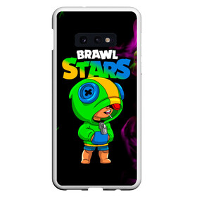 Чехол для Samsung S10E с принтом Leon Brawl Stars в Новосибирске, Силикон | Область печати: задняя сторона чехла, без боковых панелей | brawl stars | brawl stars leon | leon | leon green | leon зеленый | бравл старс | зеленый леон | леон | леон огонь | леон старс | скин зеленый