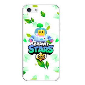 Чехол для iPhone 5/5S матовый с принтом Sprout Brawl Stars в Новосибирске, Силикон | Область печати: задняя сторона чехла, без боковых панелей | brawl | brawl stars | sprout | бравл | бравл старс | росток | спраут | спраут brawl stars | спроут