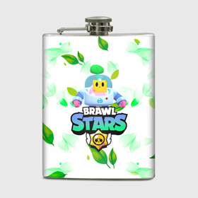 Фляга с принтом Sprout Brawl Stars в Новосибирске, металлический корпус | емкость 0,22 л, размер 125 х 94 мм. Виниловая наклейка запечатывается полностью | Тематика изображения на принте: brawl | brawl stars | sprout | бравл | бравл старс | росток | спраут | спраут brawl stars | спроут