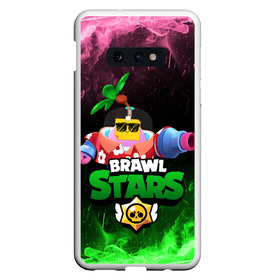 Чехол для Samsung S10E с принтом СПРАУТ BRAWL STARS в Новосибирске, Силикон | Область печати: задняя сторона чехла, без боковых панелей | brawl | brawl stars | brawl stars sprout | clash | sprout | tropical sprout | бравл старс | игра | мобильные игры | спраут | тропический спрут