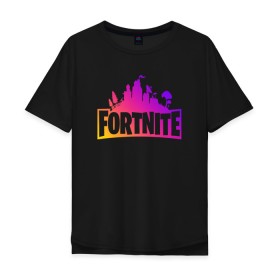 Мужская футболка хлопок Oversize с принтом FORTNITE PARTY EVENT в Новосибирске, 100% хлопок | свободный крой, круглый ворот, “спинка” длиннее передней части | Тематика изображения на принте: deadmau5 | fortnite | fortnite 2 | fortnite x маршмелло | ikonik | marshmello | ninja | ninja streamer | raven | travis scott | ворон | иконик | ниндзя | пили | рейвен | трэвис скотт | фортнайт