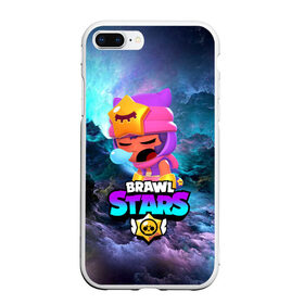 Чехол для iPhone 7Plus/8 Plus матовый с принтом BRAWL STARS SANDY в Новосибирске, Силикон | Область печати: задняя сторона чехла, без боковых панелей | bibi | brawl stars | coach mike | crow | leon | leon shark | max | mecha crow | mr.p | phoenix | sally leon | sandy | spike | sprout | tara | unicorn | virus 8 bit | werewolf | ворон | оборотень