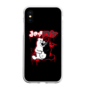 Чехол для iPhone XS Max матовый с принтом monokuma в Новосибирске, Силикон | Область печати: задняя сторона чехла, без боковых панелей | ahegao | danganronpa | monokuma | senpai | аниме | монокума | надпись | прикольные картинки | прикольные надписи | сердце | я люблю аниме