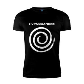 Мужская футболка премиум с принтом HYPNODANCER в Новосибирске, 92% хлопок, 8% лайкра | приталенный силуэт, круглый вырез ворота, длина до линии бедра, короткий рукав | hypnodancer | hypnodancer little | little big | uno | группа little big | литл биг | надпись