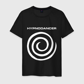 Мужская футболка хлопок с принтом HYPNODANCER в Новосибирске, 100% хлопок | прямой крой, круглый вырез горловины, длина до линии бедер, слегка спущенное плечо. | hypnodancer | hypnodancer little | little big | uno | группа little big | литл биг | надпись