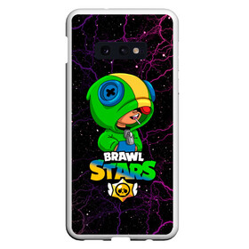 Чехол для Samsung S10E с принтом Leon Brawl Stars в Новосибирске, Силикон | Область печати: задняя сторона чехла, без боковых панелей | brawl stars | brawl stars leon | leon | leon green | бравл старс | зеленый леон | леон | леон огонь | леон старс | скин зеленый