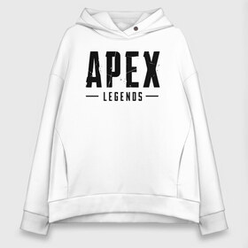 Женское худи Oversize хлопок с принтом APEX LEGENDS (НА СПИНЕ) в Новосибирске, френч-терри — 70% хлопок, 30% полиэстер. Мягкий теплый начес внутри —100% хлопок | боковые карманы, эластичные манжеты и нижняя кромка, капюшон на магнитной кнопке | apex | apex legends | battle | battle royal | bloodhound | titanfall | wraith | апекс | апекс легендс | батл рояль | битва | война | каустик | королевская битва