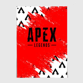 Постер с принтом APEX LEGENDS в Новосибирске, 100% бумага
 | бумага, плотность 150 мг. Матовая, но за счет высокого коэффициента гладкости имеет небольшой блеск и дает на свету блики, но в отличии от глянцевой бумаги не покрыта лаком | apex | apex legends | battle | battle royal | bloodhound | titanfall | wraith | апекс | апекс легендс | батл рояль | битва | война | каустик | королевская битва
